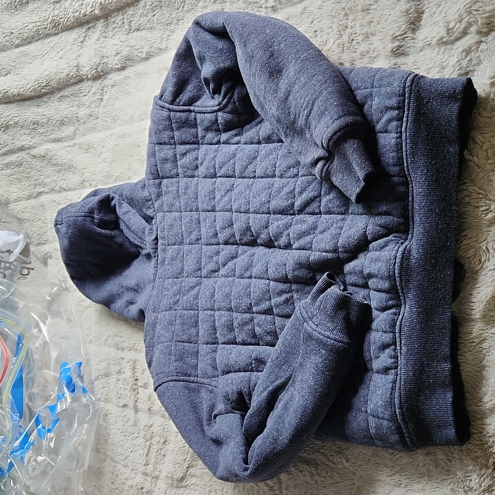 Rip Curl navy sherpa lined jacket xl